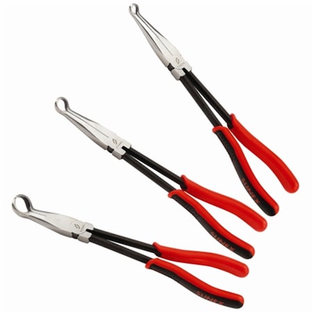 Sunex 3 Piece 11" Long Reach Hose Gripper Pliers Set 3703V